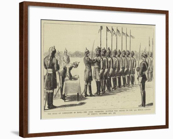 The Duke of Connaught in India-Sydney Prior Hall-Framed Giclee Print