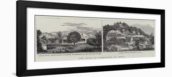 The Duke of Connaught in India-null-Framed Giclee Print