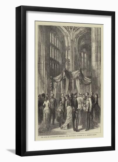 The Duke of Connaught's Marriage, the Bridesmaids' Boudoir in St George's Chapel-null-Framed Giclee Print