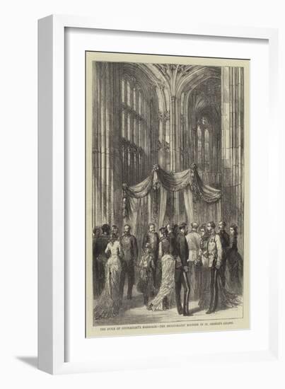 The Duke of Connaught's Marriage, the Bridesmaids' Boudoir in St George's Chapel-null-Framed Giclee Print