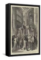 The Duke of Connaught's Marriage, the Bridesmaids' Boudoir in St George's Chapel-null-Framed Stretched Canvas