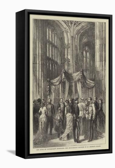The Duke of Connaught's Marriage, the Bridesmaids' Boudoir in St George's Chapel-null-Framed Stretched Canvas