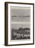 The Duke of Cornwall and York's Arrival at Colombo, 12 April-null-Framed Giclee Print