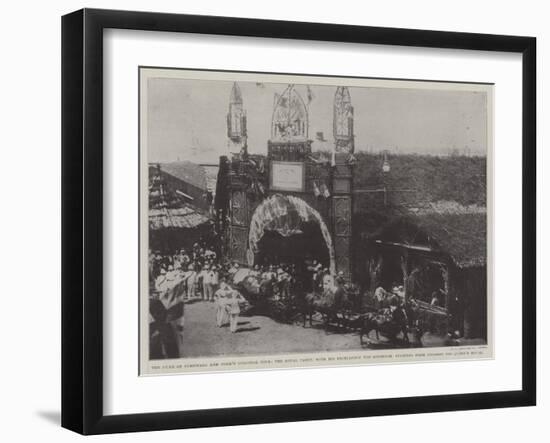 The Duke of Cornwall and York's Colonial Tour-null-Framed Giclee Print