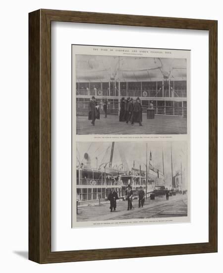 The Duke of Cornwall and York's Colonial Tour-null-Framed Giclee Print