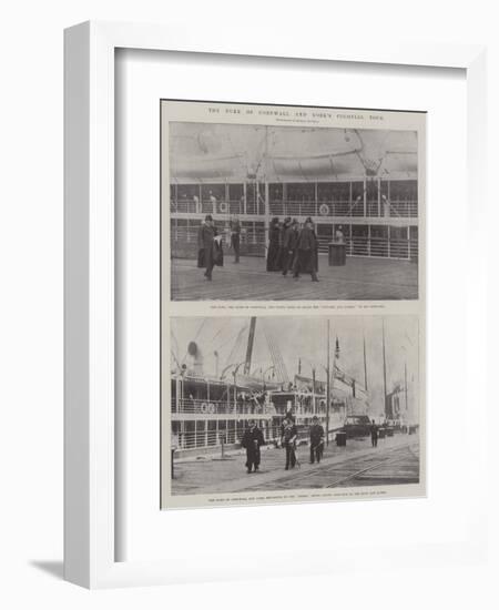 The Duke of Cornwall and York's Colonial Tour-null-Framed Giclee Print