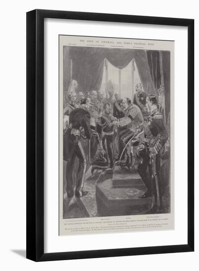 The Duke of Cornwall and York's Colonial Tour-Thomas Walter Wilson-Framed Giclee Print