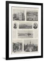 The Duke of Cornwall's Tour, St Vincent, Quebec, and Halifax-null-Framed Giclee Print