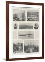 The Duke of Cornwall's Tour, St Vincent, Quebec, and Halifax-null-Framed Giclee Print