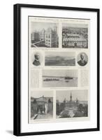 The Duke of Cornwall's Tour, St Vincent, Quebec, and Halifax-null-Framed Giclee Print