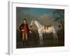 The Duke of Cumberlands Grey Racehorse Crab held by a Groom-James Seymour-Framed Giclee Print