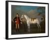 The Duke of Cumberlands Grey Racehorse Crab held by a Groom-James Seymour-Framed Giclee Print