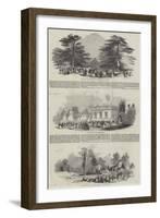 The Duke of Devonshire's Grand Fete to the Emperor of Russia, at Chiswick House-null-Framed Giclee Print
