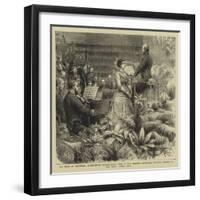 The Duke of Edinburgh Accompanying Madame Marie Roze at the Amateur Orchestral Society's Concert at-Godefroy Durand-Framed Premium Giclee Print