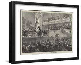 The Duke of Edinburgh at a Concert of the Liverpool Musical Festival-Charles Robinson-Framed Giclee Print