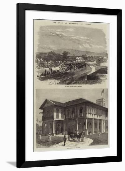 The Duke of Edinburgh at Penang-null-Framed Giclee Print