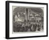 The Duke of Edinburgh Distributing the Prizes on Board the School Frigate Conway, at Liverpool-null-Framed Giclee Print