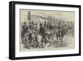 The Duke of Edinburgh in Dublin, Review in Phoenix Park-null-Framed Giclee Print