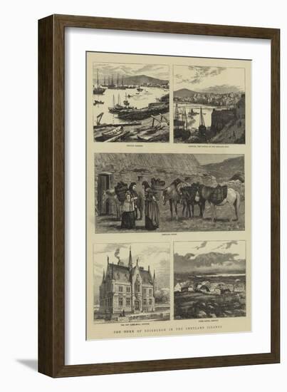 The Duke of Edinburgh in the Shetland Islands-William Henry James Boot-Framed Giclee Print