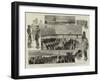 The Duke of Edinburgh Inspecting Naval Volunteers at Tynemouth, Shields, and Sunderland-Charles Auguste Loye-Framed Giclee Print