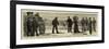 The Duke of Edinburgh Inspecting the Coast-Guard at Falmouth-null-Framed Premium Giclee Print