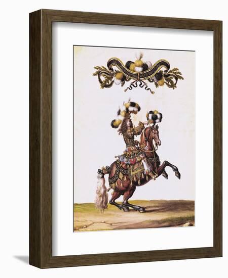 The Duke of Enghien as the King of the Indians at the Carousel, 5th June 1662-Israel Silvestre The Younger-Framed Giclee Print