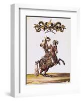 The Duke of Enghien as the King of the Indians at the Carousel, 5th June 1662-Israel Silvestre The Younger-Framed Giclee Print