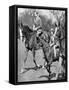The Duke of Gloucester Riding with Princess Elizabeth in Windsor Great Park, C1936-null-Framed Stretched Canvas