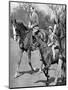The Duke of Gloucester Riding with Princess Elizabeth in Windsor Great Park, C1936-null-Mounted Giclee Print