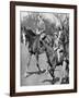 The Duke of Gloucester Riding with Princess Elizabeth in Windsor Great Park, C1936-null-Framed Giclee Print