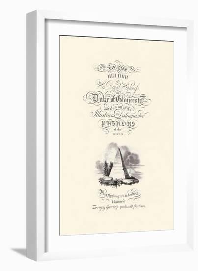 The Duke of Gloucester-null-Framed Art Print