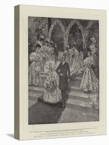 The Duke of Marlborough's Marriage to Miss Consuelo Vanderbilt-T. Dart Walker-Stretched Canvas