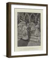 The Duke of Marlborough's Marriage to Miss Consuelo Vanderbilt-T. Dart Walker-Framed Giclee Print