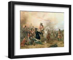 The Duke of Marlborough Signing the Despatch at Blenheim-Robert Alexander Hillingford-Framed Giclee Print