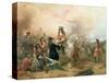 The Duke of Marlborough Signing the Despatch at Blenheim-Robert Alexander Hillingford-Stretched Canvas