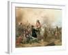 The Duke of Marlborough Signing the Despatch at Blenheim-Robert Alexander Hillingford-Framed Giclee Print