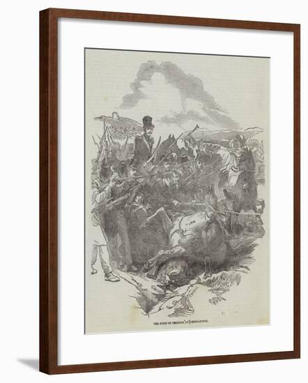 The Duke of Orleans at Constantine-null-Framed Giclee Print