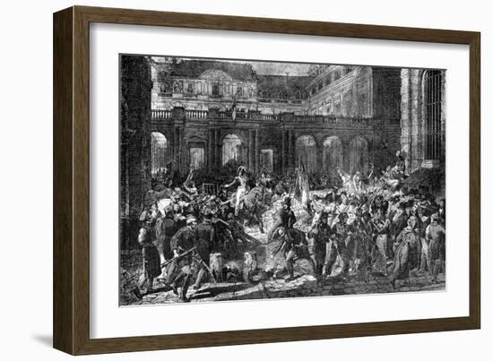 The Duke of Orleans Leaves the Royal Palace, Paris, 31st July 1830 (1882-188)-Antoine Charles Horace Vernet-Framed Giclee Print