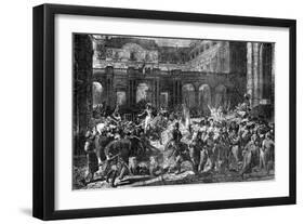 The Duke of Orleans Leaves the Royal Palace, Paris, 31st July 1830 (1882-188)-Antoine Charles Horace Vernet-Framed Giclee Print