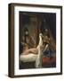 The Duke of Orléans Showing His Lover, C. 1826-Eugene Delacroix-Framed Premium Giclee Print