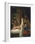 The Duke of Orléans Showing His Lover, C. 1826-Eugene Delacroix-Framed Premium Giclee Print
