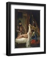 The Duke of Orléans Showing His Lover, C. 1826-Eugene Delacroix-Framed Giclee Print