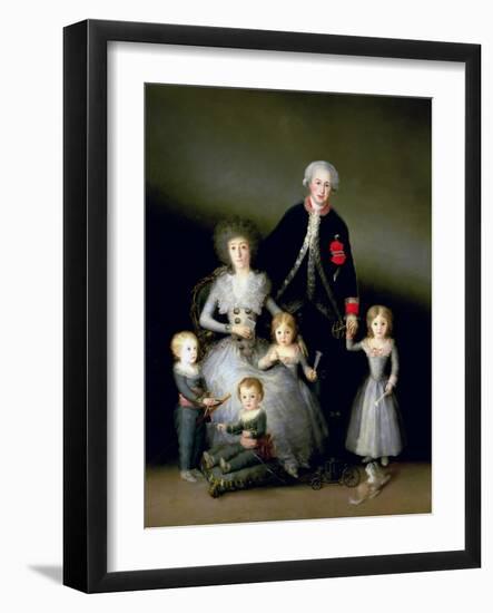 The Duke of Osuna and His Family, 1788-Francisco de Goya-Framed Giclee Print