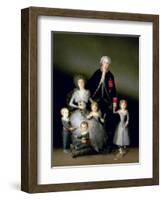 The Duke of Osuna and His Family, 1788-Francisco de Goya-Framed Giclee Print