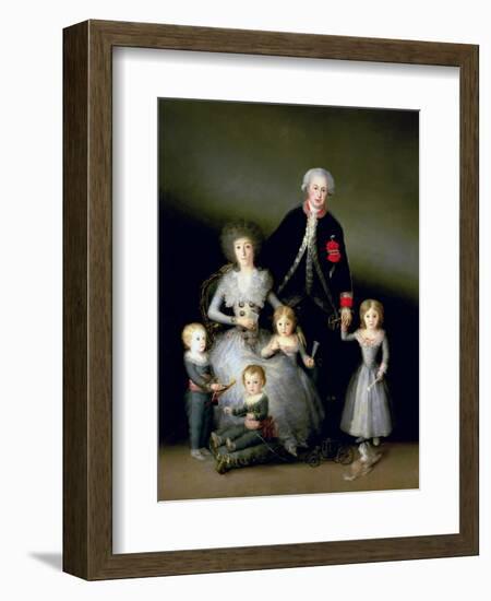 The Duke of Osuna and His Family, 1788-Francisco de Goya-Framed Giclee Print