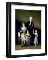 The Duke of Osuna and His Family, 1788-Francisco de Goya-Framed Giclee Print