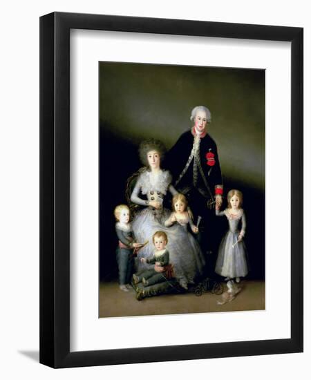 The Duke of Osuna and His Family, 1788-Francisco de Goya-Framed Giclee Print