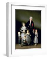 The Duke of Osuna and His Family, 1788-Francisco de Goya-Framed Giclee Print