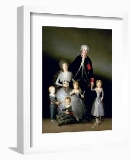 The Duke of Osuna and His Family, 1788-Francisco de Goya-Framed Giclee Print