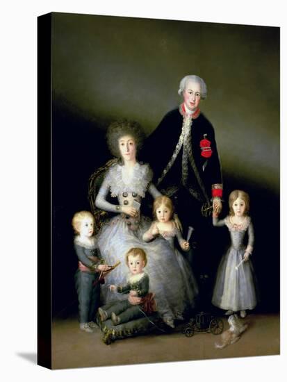 The Duke of Osuna and His Family, 1788-Francisco de Goya-Stretched Canvas